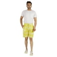 thumbnail image 2 of Inkmeso Casual Printed Shorts For Mens Elastic Waist Cotton Short With Drawstring Loungewear, 2 of 7