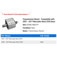 thumbnail image 2 of Transmission Mount - Compatible with 2007 - 2017 Mercedes-Benz E550 Base 2008 2009 2010 2011 2012 2013 2014 2015 2016, 2 of 2