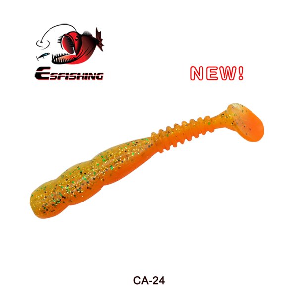 ESFISHING Rock Viber Shad 50mm 95mm 115mm Rock Shiner Sea Soft Baits Pesca Artificial Silicone Isca Señuelos de Pesca Tan Jianjun unisex