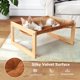 thumbnail image 5 of Cama para Gatos FUKUMARU Sofá de Terciopelo Plush con Funda Removible Marrón, 5 of 7