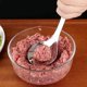 thumbnail image 2 of 1 pieza para hacer albóndigas plateadas con cuchara para albóndigas de acero inoxidable con orificio, herramientas de cocina antiadherentes para albóndigas, deslizador de camarones, bolas de verduras, 2 of 5