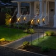 thumbnail image 5 of Sorbus 2-Pack Stainless Steel Torches - 5 ft. Long Garden Patio Décor  (Silver - Barrel), 5 of 9