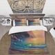 thumbnail image 3 of Designart 'Playa Romántica Durante Cálido Atardecer' Funda Nórdica Náutica y Costera, 3 of 5