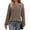 Brown_DD04, variant on Lumtrix Women's Crew Neck Fall Dressy Casual Sweater Tops 2025 Button Clothing Purple S