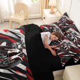 thumbnail image 5 of Manfei Speed Motocross 7-Piece Twin Bedding，Speed Games Bedding Comforter Set，Red White,Black Reversible, 5 of 7