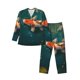 thumbnail image 1 of Fotbe Koi Pond Lilies Pijama de Hombre con Estampado de Manga Larga, Conjunto de 2 Piezas, Ropa de Dormir Suave y Cómoda con Bolsillos-X-Large, 1 of 7