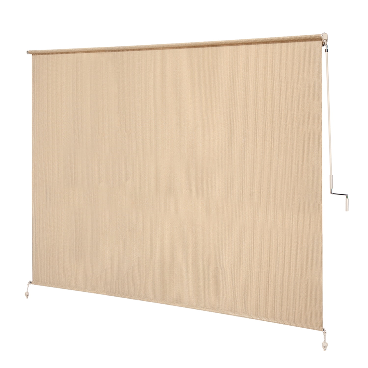 Coolaroo 10' x 6' Outdoor UV Blocking Cordless Solar Roller Shade Blind, Southern Sunset
