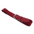 thumbnail image 2 of WEUVEB Youth Baseball Belt PU Alloy Dark Red Adjustable Sports Belt for 1 Set, 2 of 9