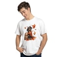 thumbnail image 3 of Welcome Fall Dachshund Enjoys School Time Autumn Fall Leaves Shirt T-shirt Unisex Merch Wiener Dog Lover Gifts Idea - 02013, 3 of 6