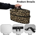thumbnail image 5 of HELLHERO Leopard Print Handheld Steam Iron Storage Bag Polyester 11.8x6.69x5.5 In, Bag Only, 5 of 6