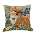 thumbnail image 2 of FeiFu 17.7x17.7in Embroidered-Look Pillow Cover Soft Washable Decorative Cushion Cover Without Insert for Sofa Bedroom Car Home Decor, 2 of 6