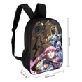 thumbnail image 2 of Mobile Suit Gundam Backpacks 17 Inch Lightweight Casual Bookbags Travel Daypack Bookbags for Camping Hiking, 2 of 8