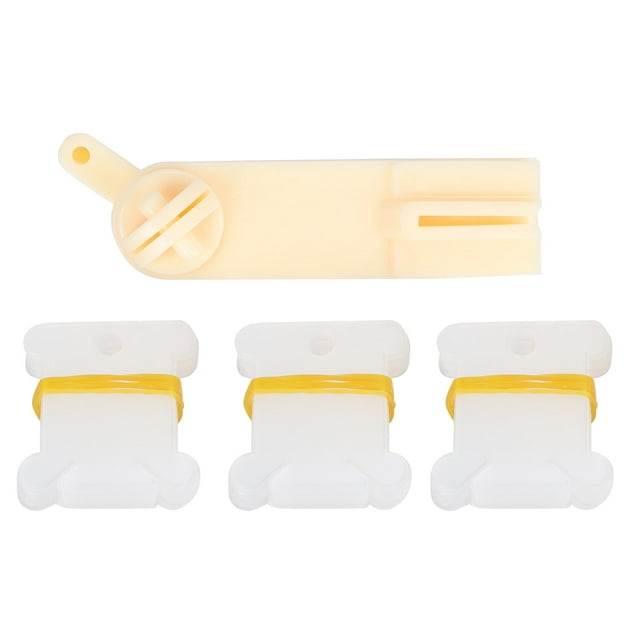Organizador de hilo de bordar, máquina de bobinado manual de bobinas de plástico para punto de cruz
