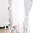 thumbnail image 3 of Uxcell 26.8'' Decorative Curtain Tieback Braid Rope Tassels Holder Polyester White 2pcs, 3 of 7