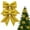 Gold 2PCS- 6*4.7IN, variant on Glitter Bow Ornament - 1PCS Gold Sequin Bows Hanging Ornaments for Christmas,New Year,Party,Wreaths,Tree,Wall,Indoor & Outdoor Decorations,Christmas Decorations,8*6IN