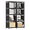 Double-row Black, variant on HioHa 8-Cube Storage Organizer, Black Portable Space Saving Fabric Closet Organizer, Multi-Use Unit for Bedroom Home Office Storage
