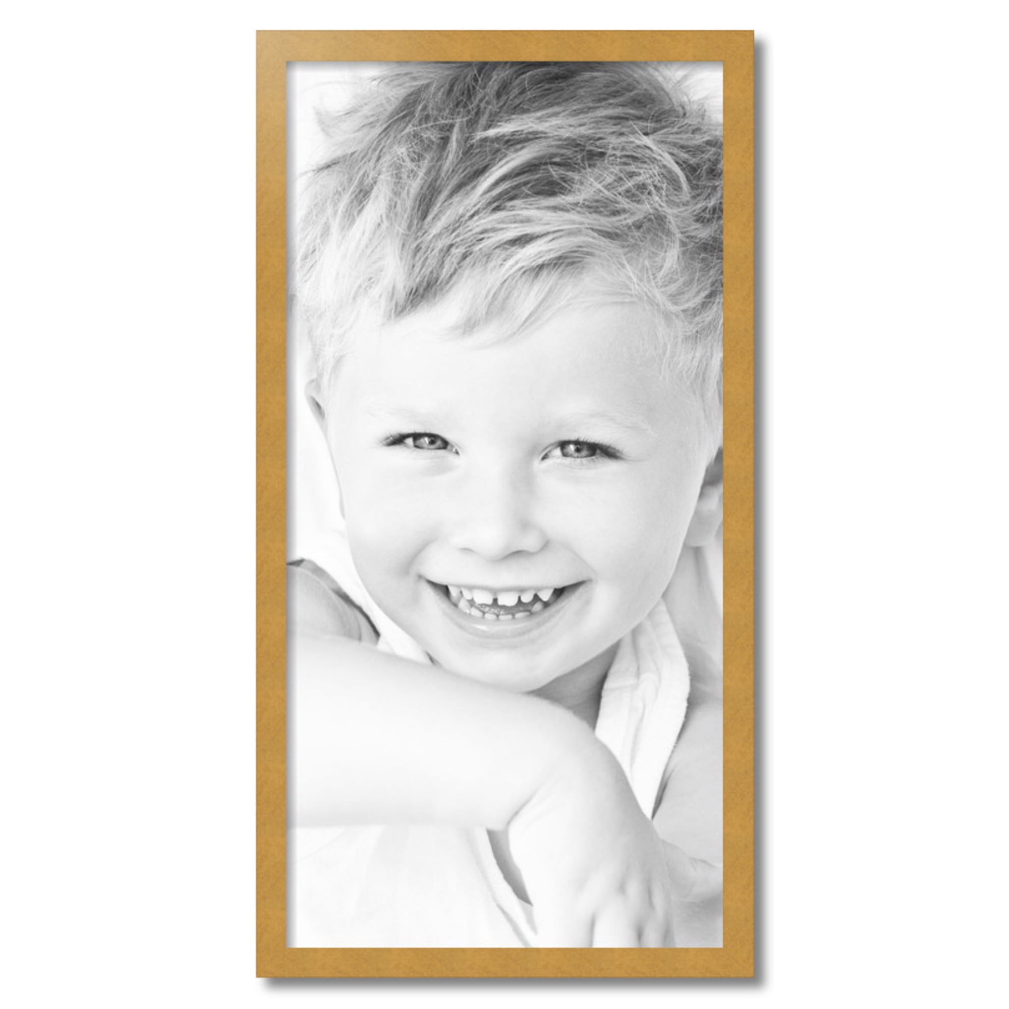 ArtToFrames 18" x 36" Classic Gold Picture Frame, 18x36 inch Gold MDF Poster Frame (WOM-4498), 2 Pack