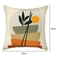 thumbnail image 3 of CNKOO Cushion Case Wrinkle Resistant Wide Application Polyester Decorative Leaves Printed Pillow Cover Home Supplies, 3 of 12