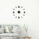 thumbnail image 2 of Reloj de pared 3D DIY moderno de acrílico con números arábigos para decoración del hogar, sala de estar y dormitorio, color negro (pilas no incluidas)., 2 of 3