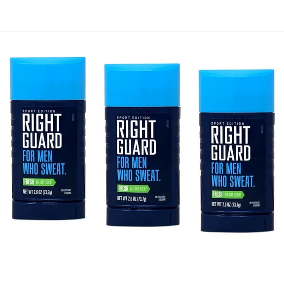 RIGHT GUARD Sport Antiperspirant Up To 48HR, Fresh 2.6 oz (Pack of 3)