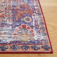 thumbnail image 3 of SAFAVIEH Tucson Alfreda Traditional Machine Washable Area Rug, 3' x 5', Red/Navy, 3 of 8