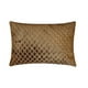 thumbnail image 1 of Funda de almohada lumbar decorativa HomeCentric marrón de 30 x 35 cm (12 x 14 pulgadas), diseño de celosía de terciopelo texturizado, almohada rectangular con estampado geométrico, estilo moderno -, 1 of 4