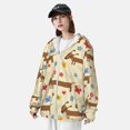 thumbnail image 4 of Picia Dachshund Dog And Flower Women's Men's UPF 50+ Sun Protection Hoodie Shirt Long Sleeve SPF Fishing Outdoor UV Hiking Lightweight Shirts-Large, 4 of 9