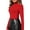RD1, variant on Women's 2026 Tops High Neck Slim Fit Long Sleeved Tight Top T Shirt Casual Tee Tops