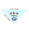 thumbnail image 3 of OutmaxHome Dog Birthday Party Supplies, Dog Birthday Bandana Set, Dog Boy Girl Birthday Party Hat for Large Medium Small Dogs Pet, 3 of 6
