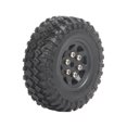 thumbnail image 3 of Paquete de 4 OD 50mm neumáticos RC y llantas de rueda Set 7mm hexagonal apto para SCX24 YKC01CM 1/16 RC orugas coche DIY accesorios Negro CUTICAT Neumáticos de goma, 3 of 8