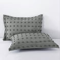 thumbnail image 4 of JML 2 Piece Queen Comforter Set With 1 Pillow Sham, Microfiber Dot Comforter, Dark Grey, 4 of 7