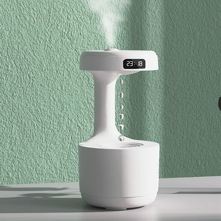 

Christmas Clearance! SuoKom Anti-gravity Water Droplet Humidifier Bedroom Office Desktop Fog Visible USB Humidifier