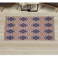 thumbnail image 1 of Floral Decorative Rug, Abstract Horizontal Lines Geometric Bold Thin Stripes Ocean Themed Illustration, Quality Carpet for Bedroom Dorm and Living Room, 6 Sizes, Burnt Orange, by Ambesonne, 1 of 1