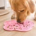 thumbnail image 4 of Silicone Dog & Cat Lick Mat with Suction Cups - Anxiety Relief/Promotes Healthy Eating/Frozen & Dishwasher Safe - Pet Peanut Butter Lick Pad(cat paw shape-Sky Blue), 4 of 6