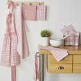 thumbnail image 3 of Design Imports CAMZ11740 Pink & White Gingham Apron, 3 of 4