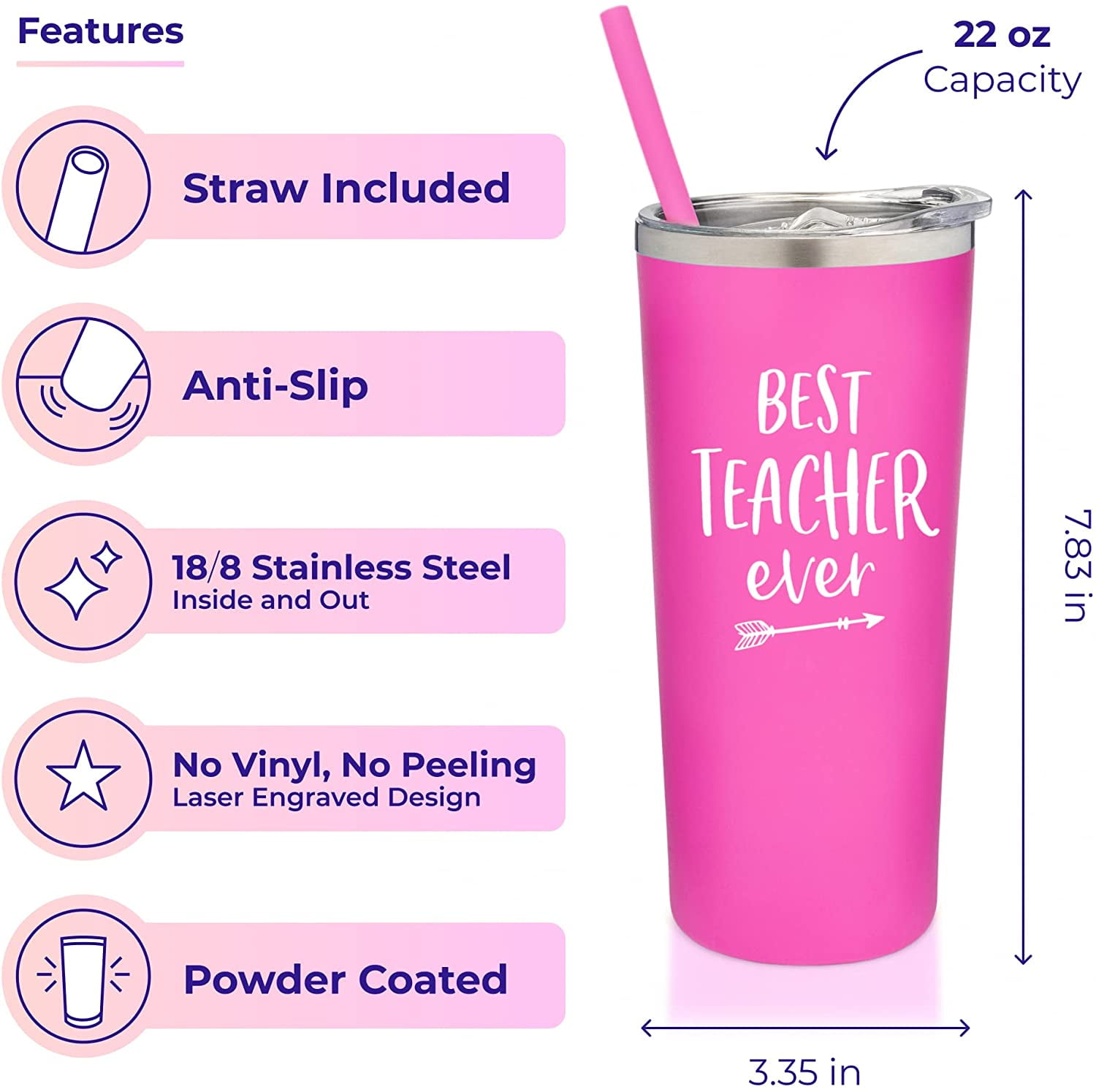 Best teacher straw topper