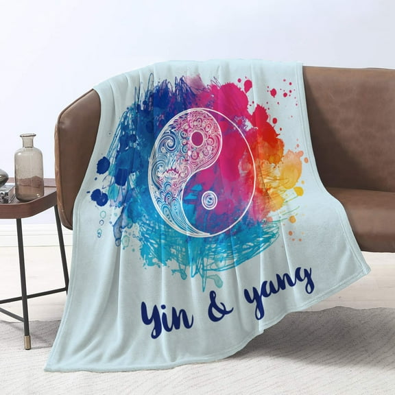 Unique Print Blanket Throw Comfortable Warm Velet Plush Fluffy Throw Blanket Perfect Gift for Couch Sofa or Bed 50"(Width) x 80"(Length)