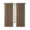 thumbnail image 3 of My Texas House Solid Woodsmoke Rod Pocket Back Tab Blackout Curtain Panel, 52" x 84", 3 of 9