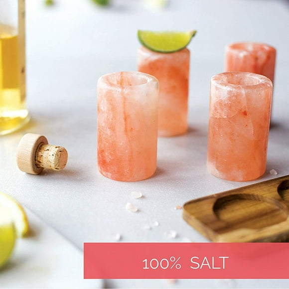 Ramiter Tequila Shot Glasses - Pink Hima Layan Sa Lt Shot Glasses Natural Shot Glasses Glass with Measurements 5 Ounce