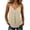 Beige-04, variant on Women's Linen Blend V Neck Cami Tank Top Sleeveless Pleated Front Summer Blouse Flowy Casual Top