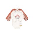 thumbnail image 5 of Hudson Baby Cotton Long-Sleeve Bodysuits, 3- Pack, Newborn- 24 Months, 5 of 5