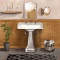 thumbnail image 2 of Bannarot 15x15 Black Ornate Wood Framed with Double Matting Museum Art Print Titled - Serene Bath II, 2 of 4