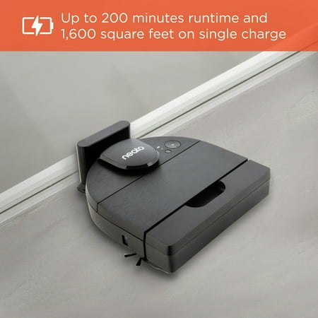 Neato Robotics - D9 Intelligent Wi-Fi Connected Robot Vacuum - Black
