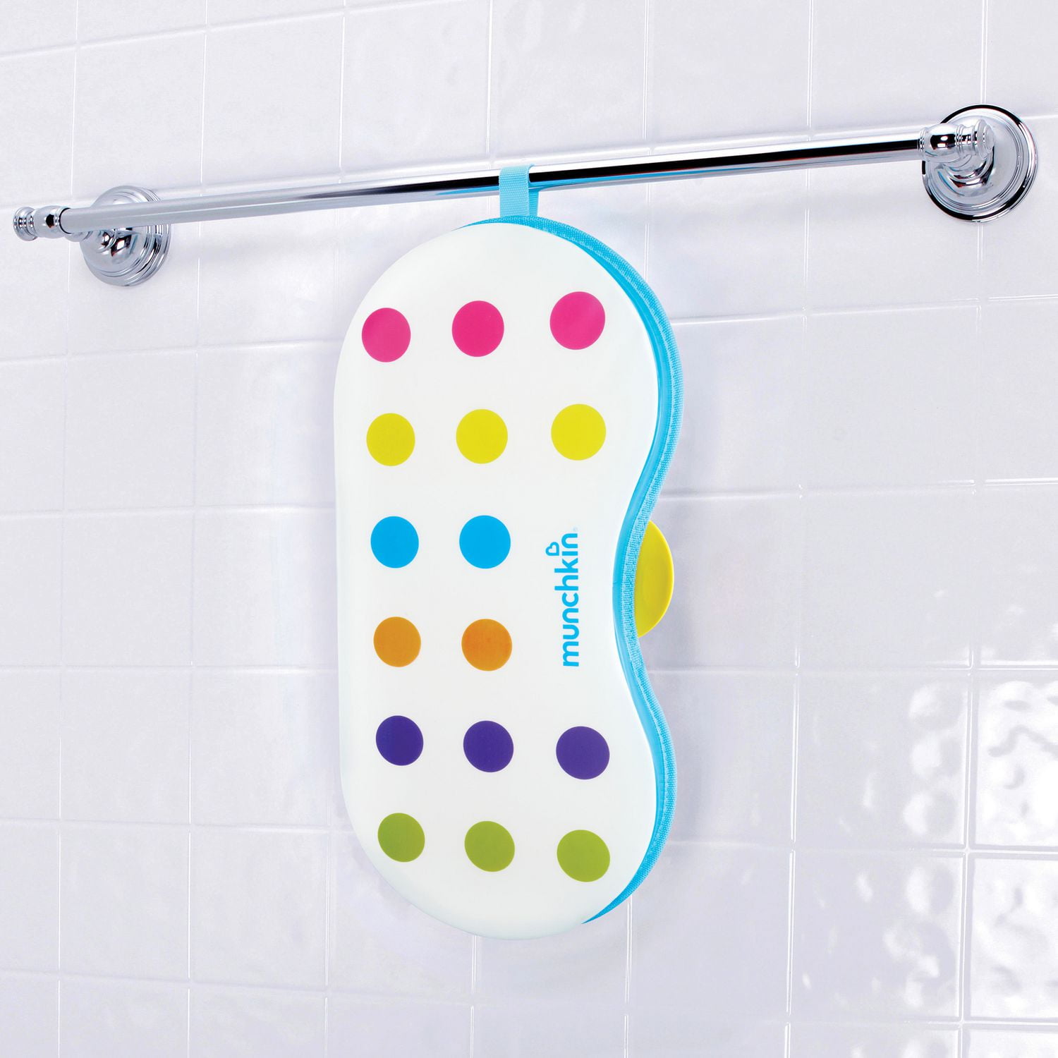 Agenouilloir De Bain Avec Repose-Coude • Tapis Antidérapant • Poches De Rangement • Séchage Rapide • Pour Bébé Et Adulte