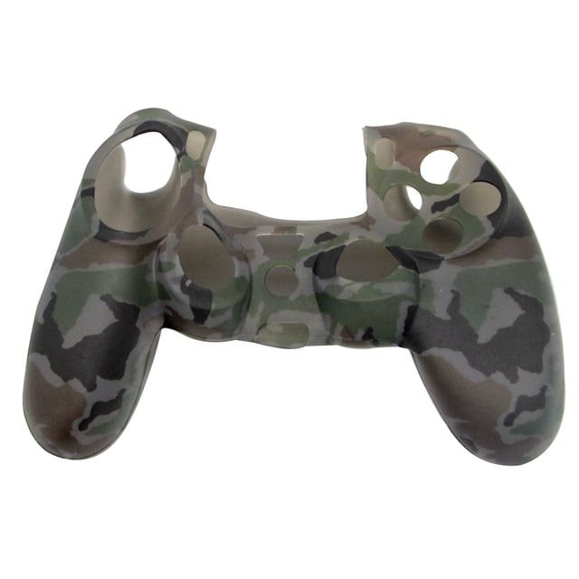 Cateissary Reemplazo para la funda del controlador inalámbrico Impresión de camuflaje Cubierta de goma protectora de la piel del gel de Type3 NO3