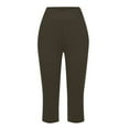 thumbnail image 6 of High Waist Yoga Leggings for Women Lightweight Cropped Lounge Pants Comfortable Casual Wear, 6 of 7