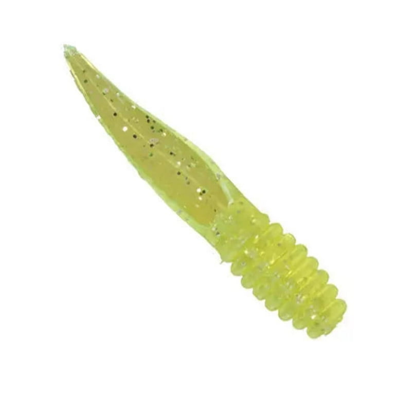 Bobby Garland 2" Slab Slay'r – 36 Pezzi Black/Chartreuse Silver Per Crappie (Freshwater)
