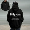 thumbnail image 4 of Christian Hoodies for Men 2025 Bible Verse Graphic Hoodie with Pockets Hooded Sweatshirt Pullover Tops, 4 of 7