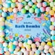 thumbnail image 1 of Bombas de baño RelaxRose, paquete de 54 unidades, hechas a mano, 11 colores y 9 aromas, 1 of 7