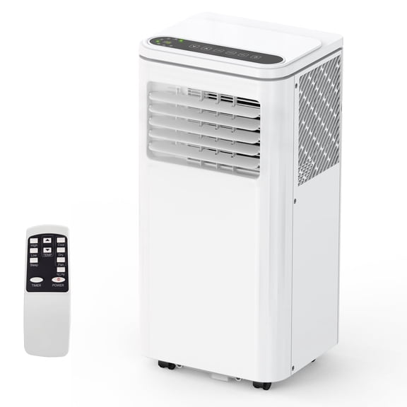 10,000 BTU 3-in-1 Portable Air Conditioner – Remote-Controlled Cooling, Fan & Dehumidifier for Spaces up to 450 sq.ft – Bedroom & Office Ready